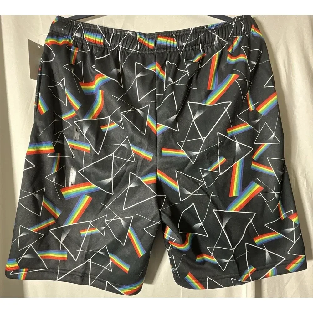 New Men's Pink Floyd‎ Sleep Shorts-size Large